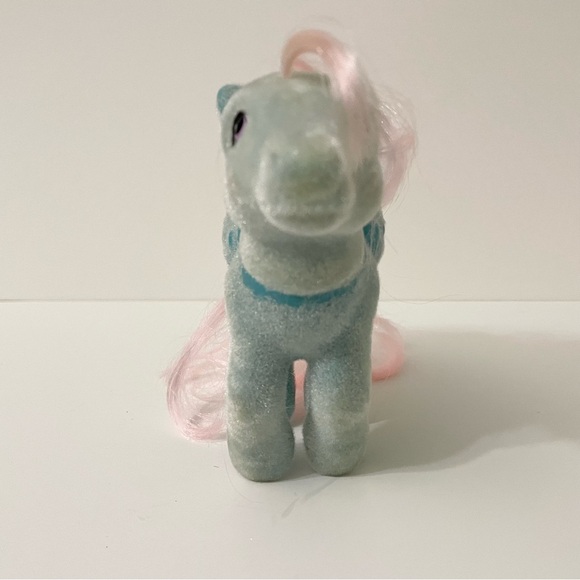Vintage My Little Pony Flocked Wind Whistler Pegasus G1 Hasbro - Picture 9 of 13